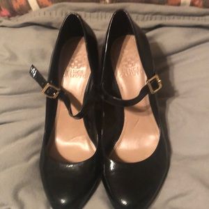*sold* Vince Camuto Black Patent Mary Jane Pumps
